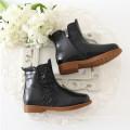 Fabricant pas cher enfants pvc enfants botte d&#39;hiver avec bonbons et bottes d&#39;automne / chaussures de couleur noire